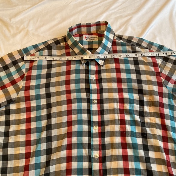 Bud Berma Weekender Plaid Long Sleeve Button Down Dress Shirt Size XL - Picture 10 of 12